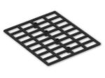 LEGO® Brick: Bar 11 x 13 Grille 99061 | Color: Black