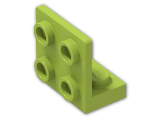 LEGO® Brick: Bracket 1 x 2 - 2 x 2 Up 99207 | Color: Bright Yellowish Green