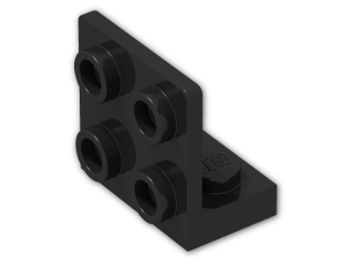 LEGO® Stein: Bracket 1 x 2 - 2 x 2 Up 99207 | Farbe: Black