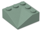 LEGO® Brick: Slope Brick 33 3 x 3 Double Concave 99301 | Color: Sand Green