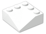 LEGO® Stein: Slope Brick 33 3 x 3 Double Concave 99301 | Farbe: White