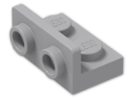 LEGO® Brick: Bracket 1 x 2 - 1 x 2 Up 99780 | Color: Medium Stone Grey