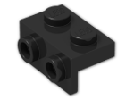 LEGO® Brick: Bracket 1 x 2 - 1 x 2 Down 99781 | Color: Black