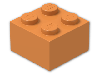 LEGO® Stein Farbe: Bright Orange