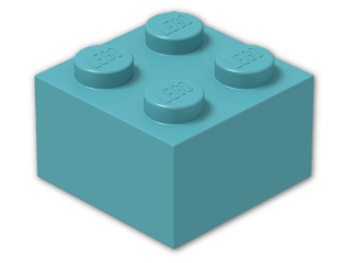 LEGO® Stein Farbe: Medium Bluish Green