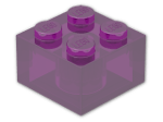 LEGO® Stein Farbe: Transparent Bright Bluish Violet with Glitter 2%