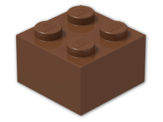 LEGO® Brick Color: Reddish Brown