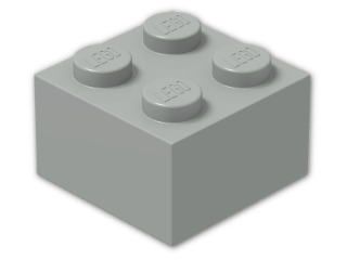 LEGO® Brick Color: Grey