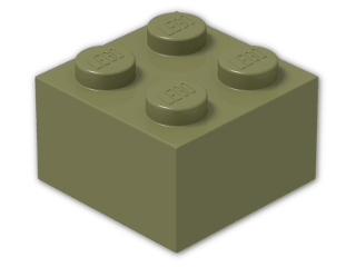 LEGO® Stein Farbe: Olive Green