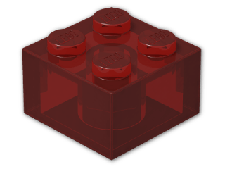 LEGO® Brick Color: Transparent Red