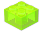 LEGO® Stein Farbe: Transparent Fluorescent Green