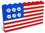 LEGO® Seasonal American Flag 10042 released in 2003 - Image: 1