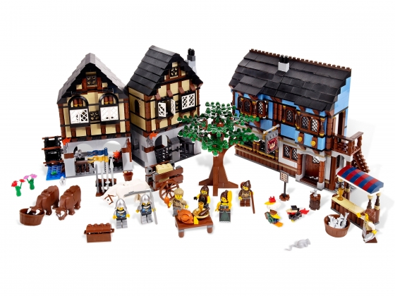 LEGO® Castle Medieval Market Village 10193 released in 2009 - Image: 1