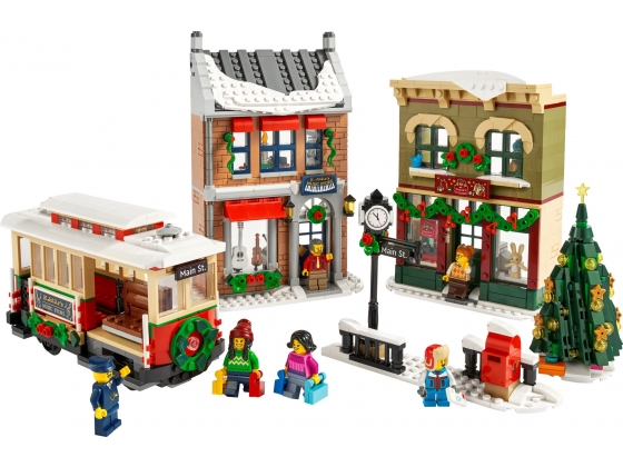 LEGO® Seasonal Weihnachtlich geschmückte Hauptstraße 10308 erschienen in 2022 - Bild: 1
