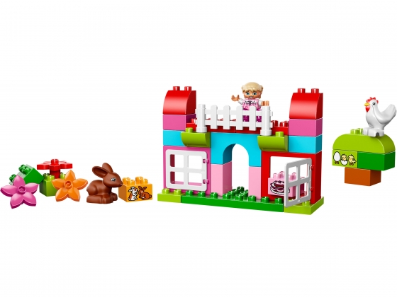 LEGO® Duplo All-in-One-Pink-Box-of-Fun 10571 released in 2014 - Image: 1