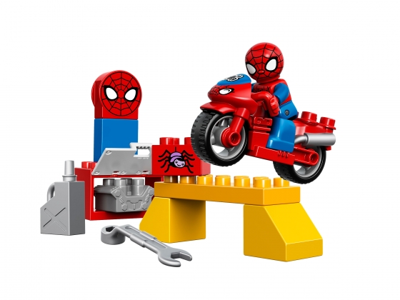 LEGO® Duplo Spider-Man – Motorrad-Werkstatt 10607 erschienen in 2015 - Bild: 1