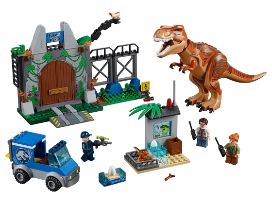 LEGO® Juniors T. rex Breakout 10758 released in 2018 - Image: 1