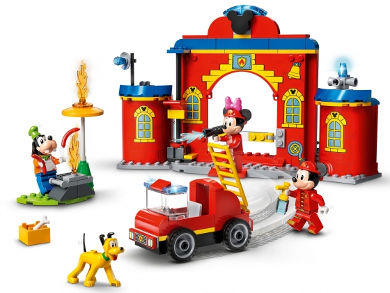 LEGO® Disney Mickey & Friends Fire Truck & Station 10776 released in 2021 - Image: 1
