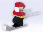LEGO® Seasonal Santa on Skis 1128 erschienen in 1997 - Bild: 1