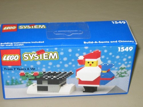 LEGO® Seasonal Santa and Chimney 1549 erschienen in 1992 - Bild: 1
