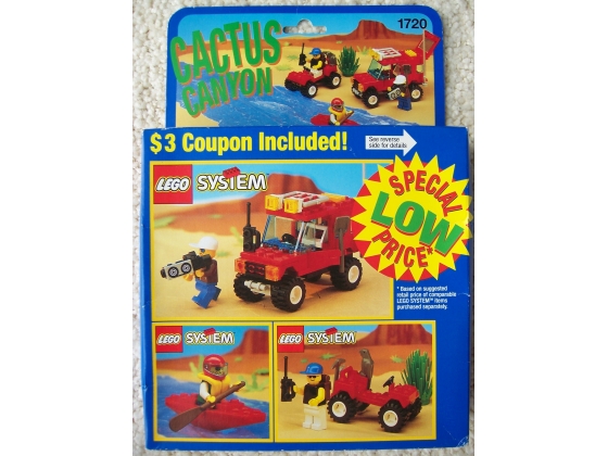 LEGO® Town Cactus Canyon Value Pack 1720 released in 1994 - Image: 1