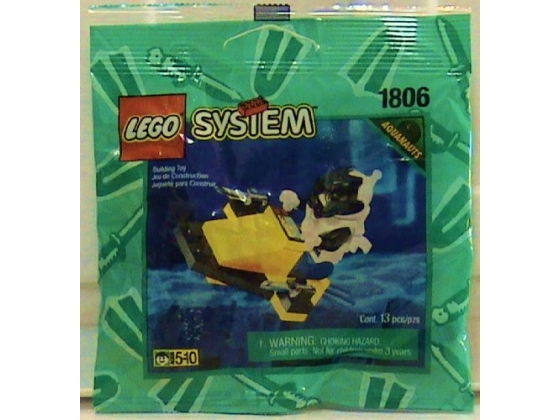 LEGO® Aquazone Underwater Scooter 1806 erschienen in 1996 - Bild: 1