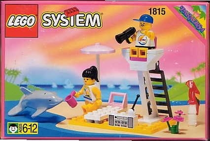 LEGO® Town Paradisa Lifeguard 1815 released in 1996 - Image: 1
