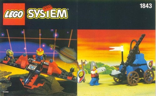 LEGO® Castle Royal Knight's Catapult 1843 erschienen in 1996 - Bild: 1