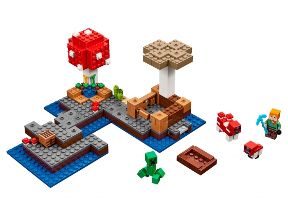 LEGO® Minecraft The Mushroom Island 21129 released in 2017 - Image: 1