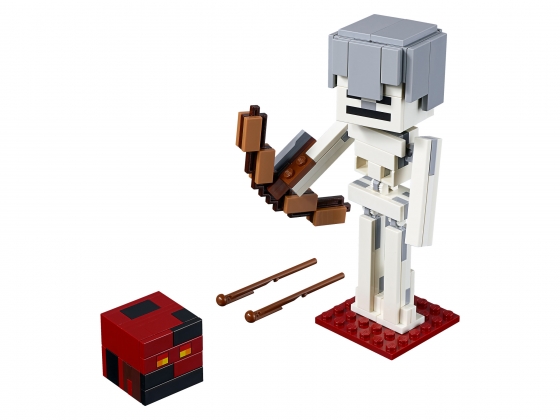 LEGO® Minecraft Minecraft™ Skeleton BigFig with Magma Cube 21150 released in 2019 - Image: 1