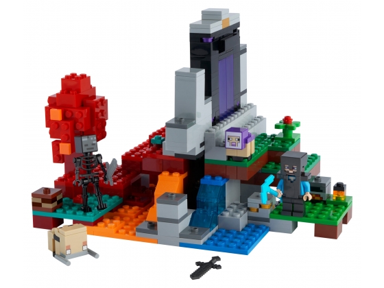LEGO® Minecraft Das zerstörte Portal 21172 erschienen in 2021 - Bild: 1