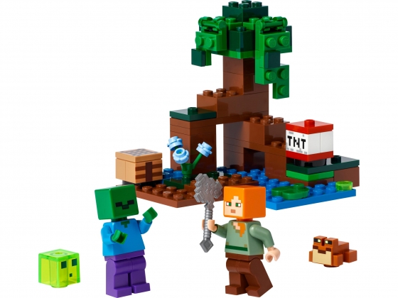LEGO® Minecraft The Swamp Adventure 21240 released in 2023 - Image: 1