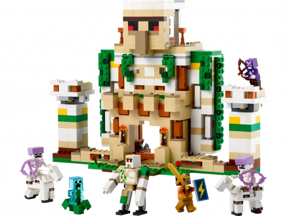 LEGO® Minecraft The Iron Golem Fortress 21250 released in 2023 - Image: 1