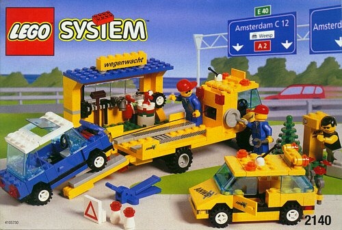LEGO® Town ANWB Roadside Assistance Crew 2140 released in 1996 - Image: 1