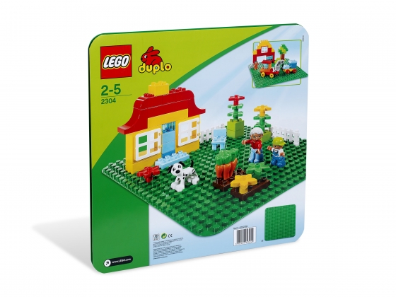 LEGO® Duplo Green Baseplate 2304 released in 1992 - Image: 1