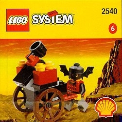 LEGO® Castle Fright Knights Catapult Cart 2540 released in 1998 - Image: 1