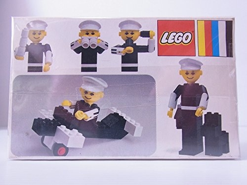 LEGO® Building Set with People Police Officers and Motorcycle 256 released in 1976 - Image: 1