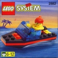 LEGO® Town Speedboat 2882 released in 1997 - Image: 1