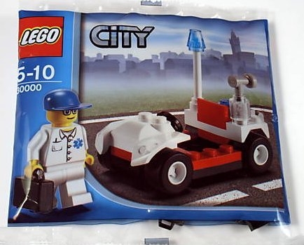LEGO® Town Doctor With Car 30000 released in 2009 - Image: 1