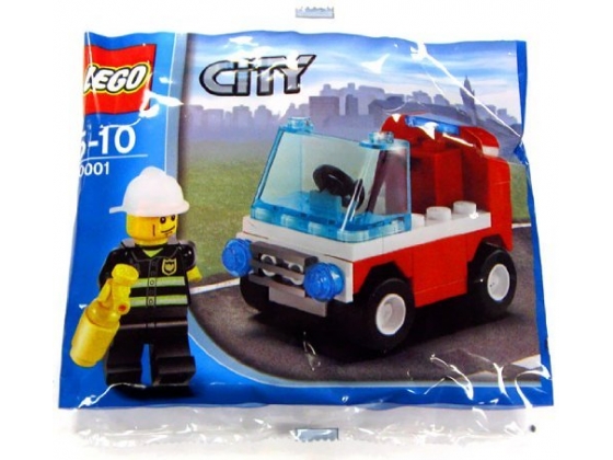 LEGO® Town Fireman's Car 30001 released in 2009 - Image: 1