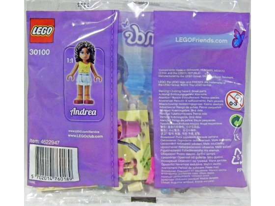 LEGO® Friends Andrea on the Beach 30100 released in 2012 - Image: 1