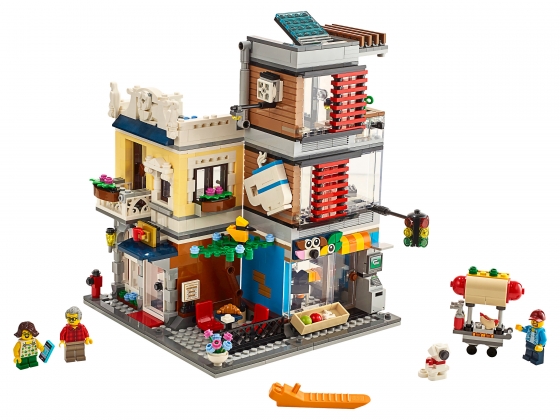 LEGO® Creator Townhouse Pet Shop & Café 31097 released in 2019 - Image: 1