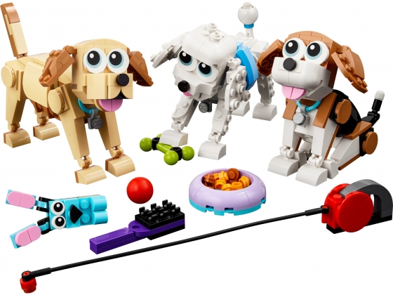 LEGO® Creator Adorable Dogs 31137 released in 2023 - Image: 1