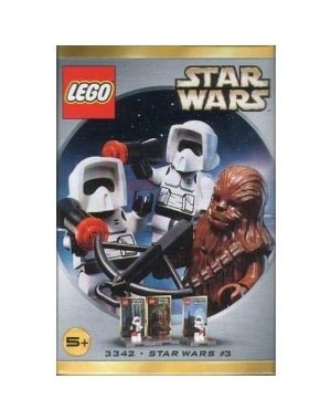 LEGO® Star Wars™ Star Wars #3 - Troopers/Chewie Minifig Pack 3342 released in 2000 - Image: 1