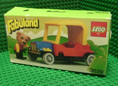 LEGO® Fabuland Barney Bear 3629 released in 1981 - Image: 1