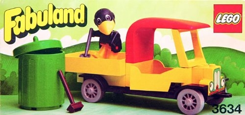 LEGO® Fabuland Charlie Crow's Carry-All 3634 released in 1980 - Image: 1