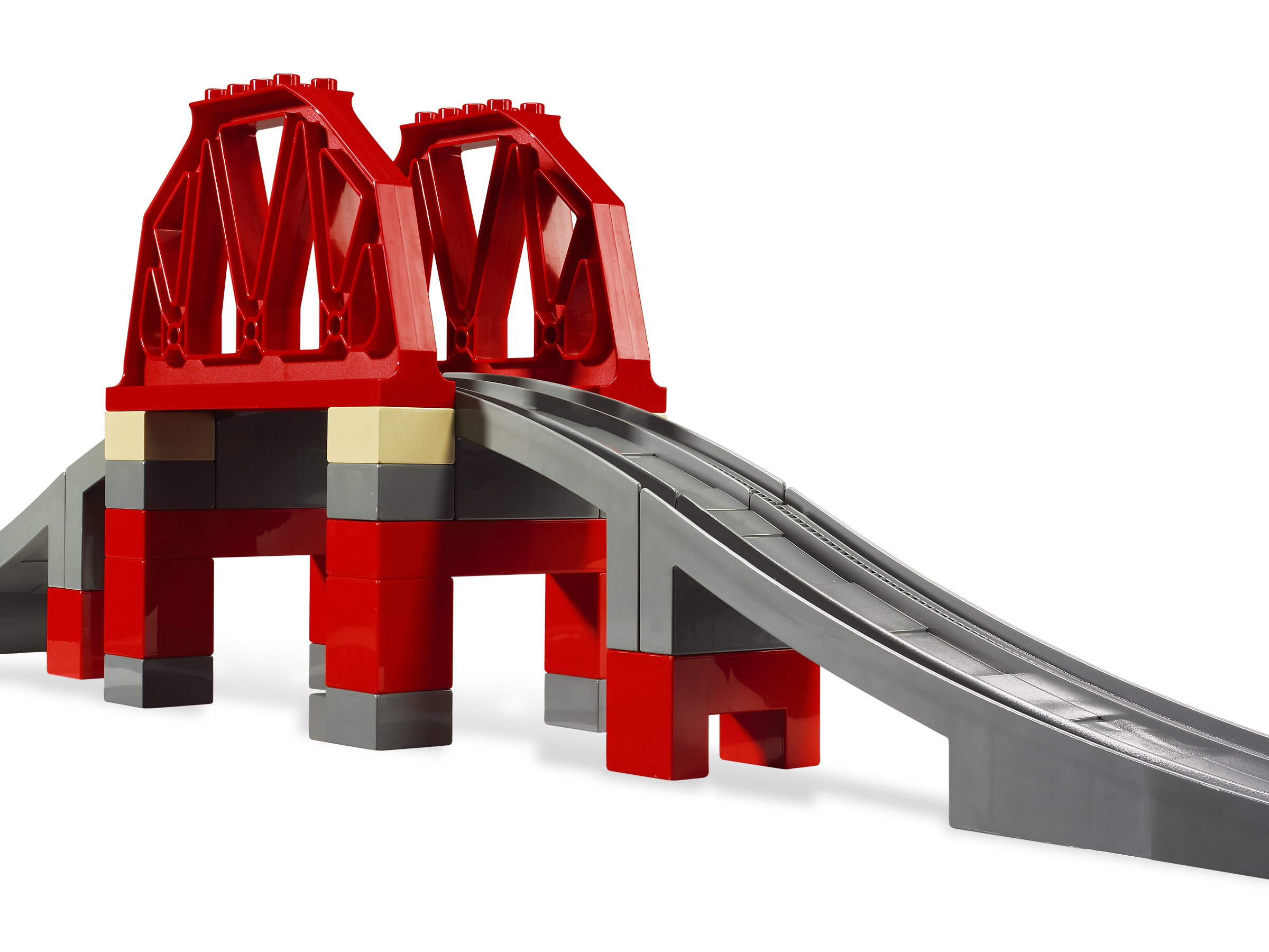 1x Lego Duplo Support Red Grid Rack Stand Bridge Pillar 3774 9212 51559