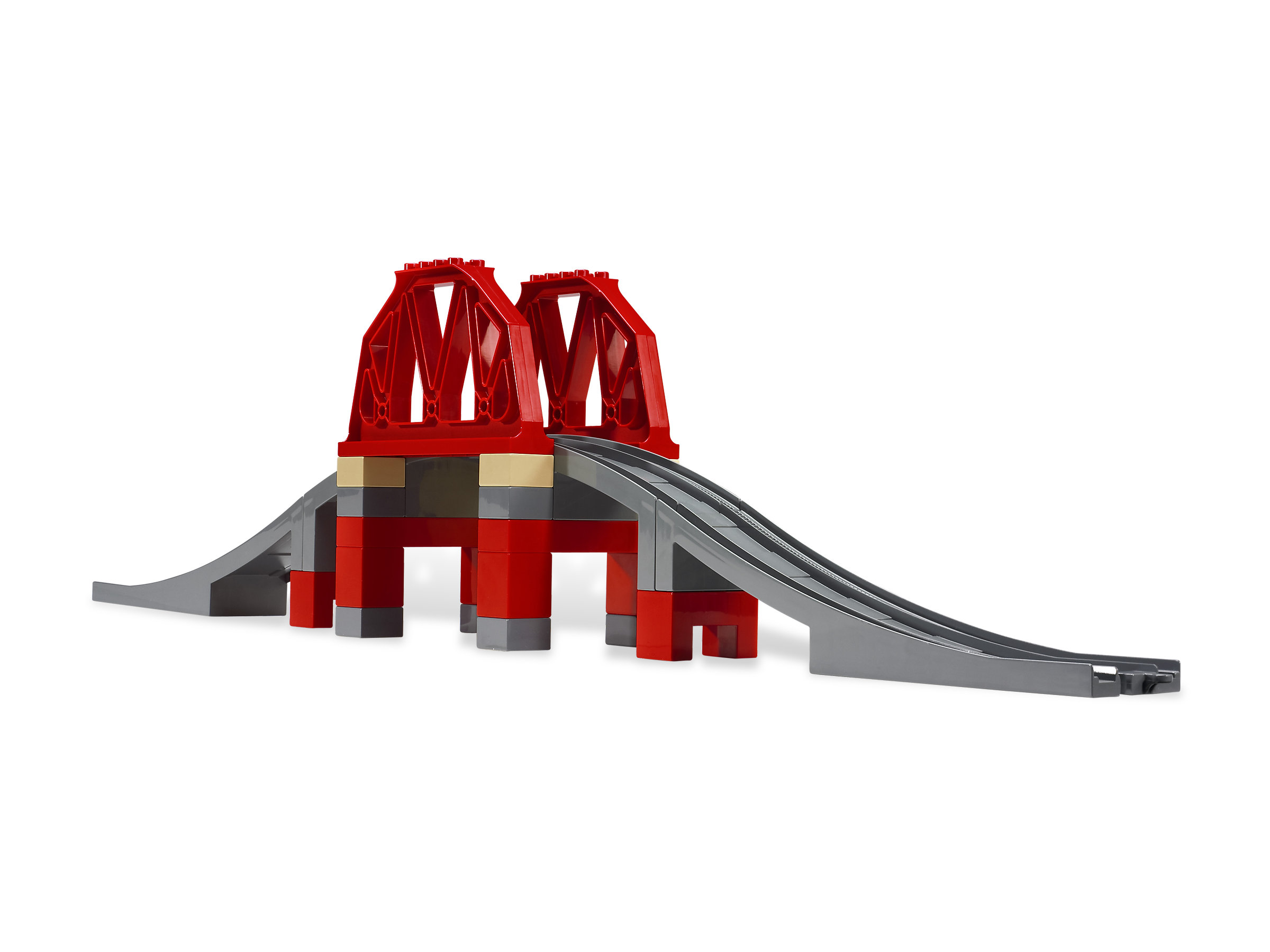 1x Lego Duplo Support Red Grid Rack Stand Bridge Pillar 3774 9212 51559