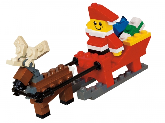 LEGO® Seasonal Santa with Sleigh Building Set 40010 released in 2010 - Image: 1