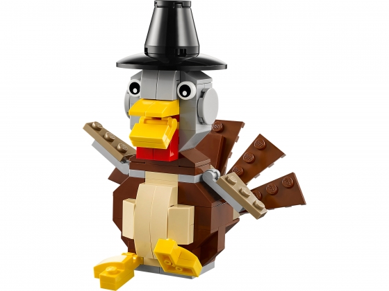 LEGO® Seasonal Thanksgiving Turkey 40091 released in 2014 - Image: 1